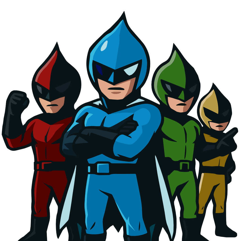 水レンジャーのヒーローたち